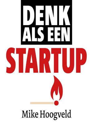 cover image of Denk als een startup